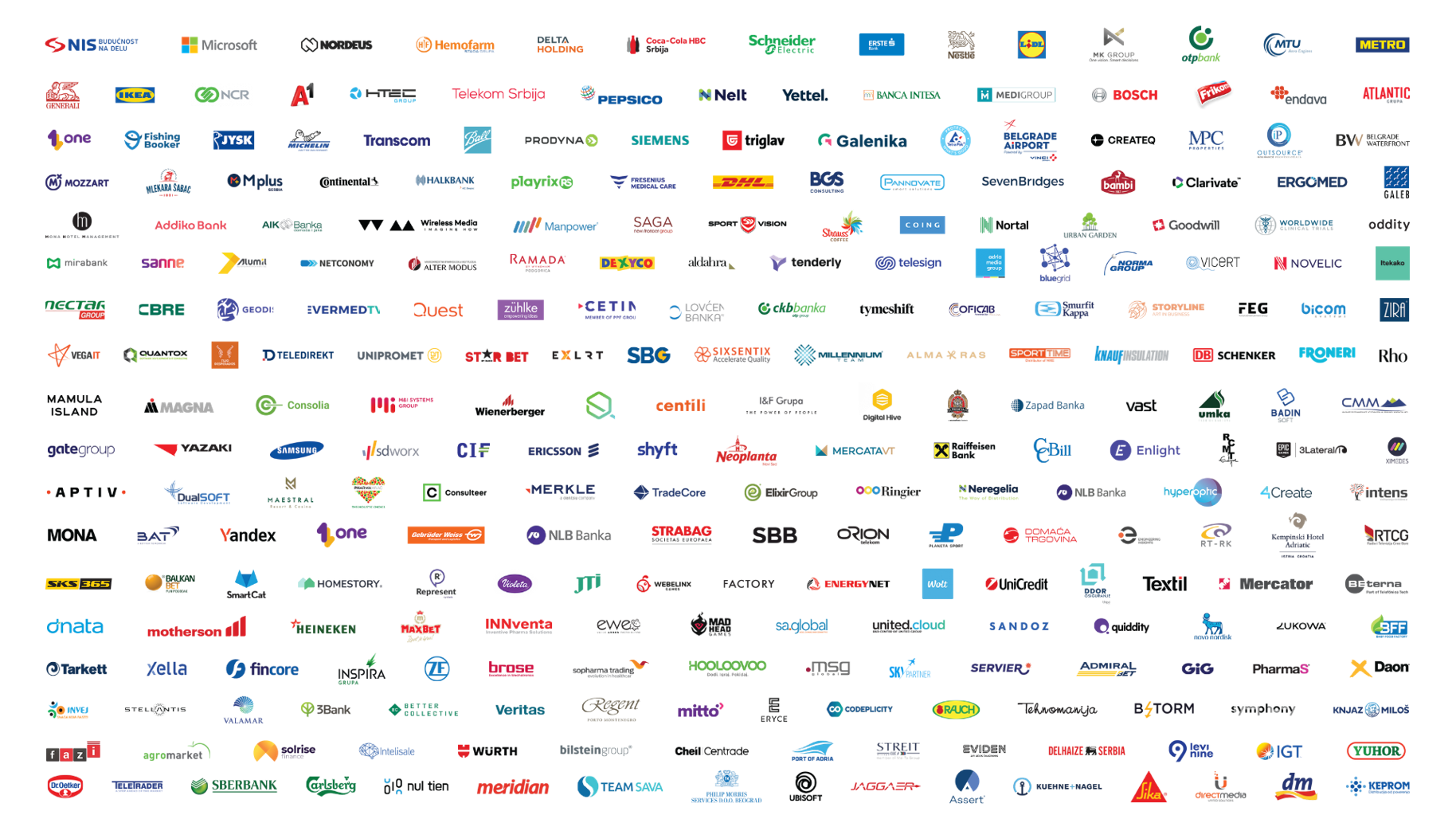 HR World X partner logos